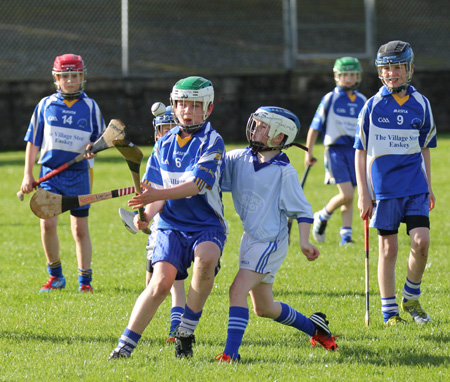 Action from the Aodh Ó Dlaigh tournament in Father Tierney Park.