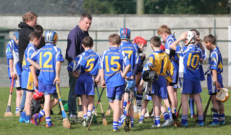 Action from the Aodh Ó Dlaigh tournament in Father Tierney Park.