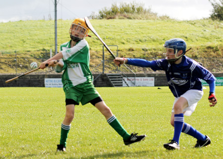 Action from the Aodh Ó Dlaigh tournament in Father Tierney Park.