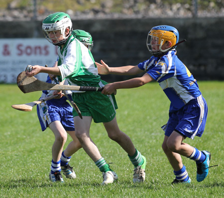 Action from the Aodh Ó Dlaigh tournament in Father Tierney Park.