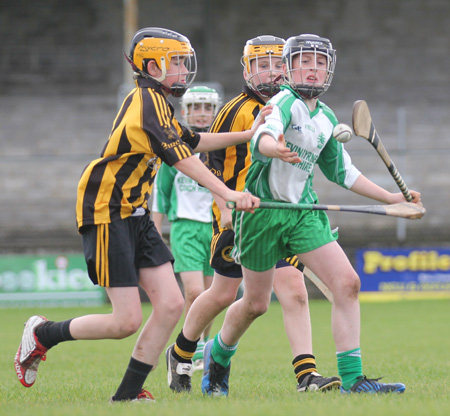 Action from the Aodh Ó Dlaigh tournament in Father Tierney Park.