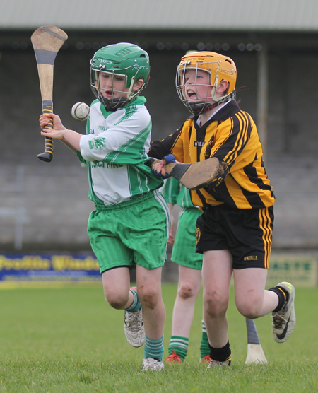 Action from the Aodh Ó Dlaigh tournament in Father Tierney Park.