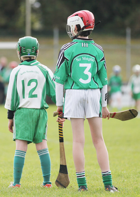 Action from the Aodh Ó Dlaigh tournament in Father Tierney Park.