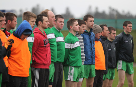 Action from the intermediate reserve football championship final against Buncrana.