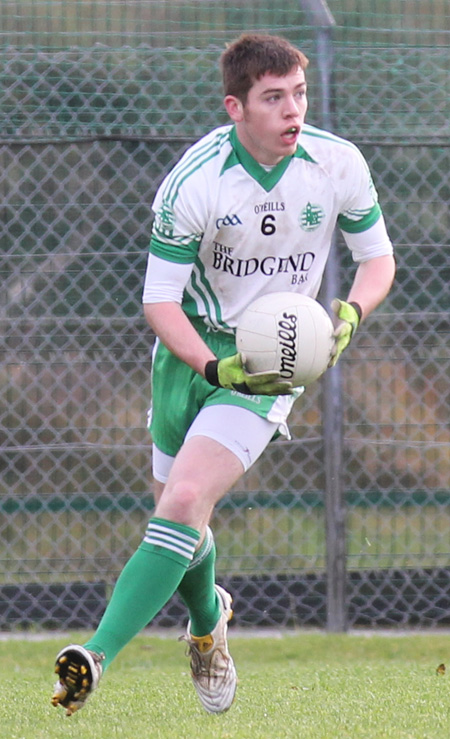 Action from the intermediate reserve football championship final against Buncrana.