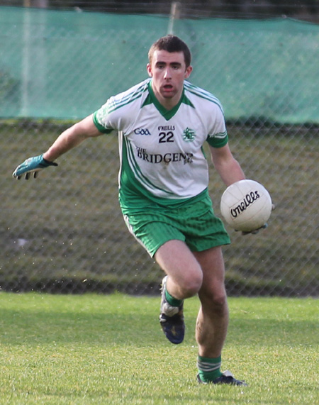 Action from the intermediate reserve football championship final against Buncrana.