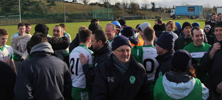 Action from the intermediate reserve football championship final against Buncrana.