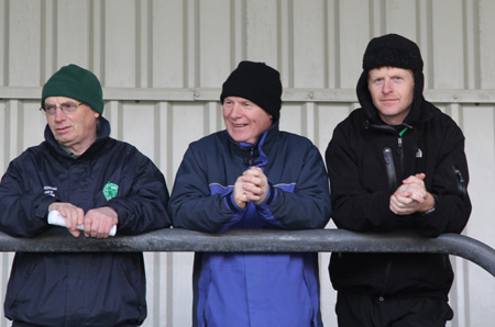 Action from the intermediate reserve football championship final against Buncrana.