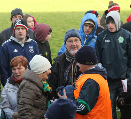 Action from the intermediate reserve football championship final against Buncrana.