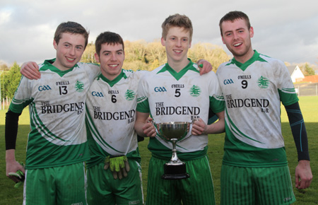 Action from the intermediate reserve football championship final against Buncrana.