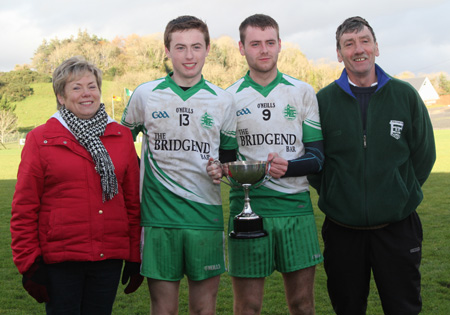 Action from the intermediate reserve football championship final against Buncrana.