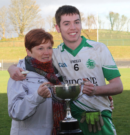 Action from the intermediate reserve football championship final against Buncrana.