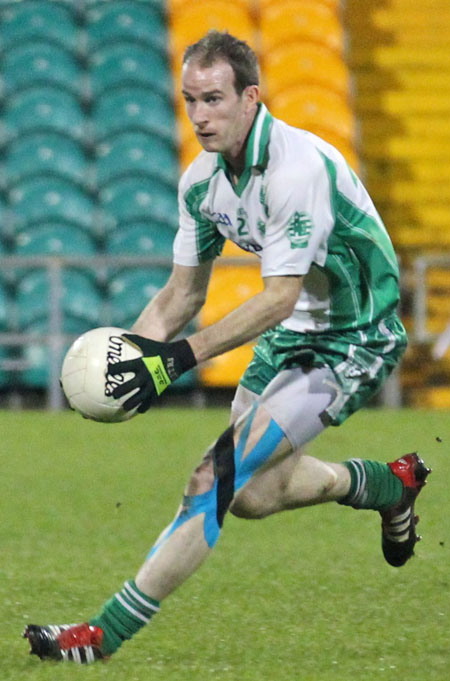 Action from the intermediate football championship final against Termon.