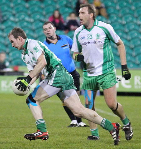 Action from the intermediate football championship final against Termon.