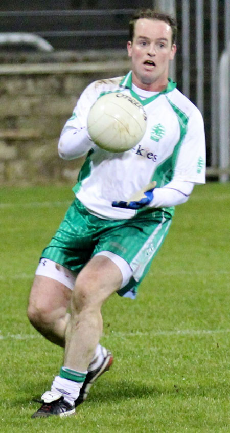 Action from the intermediate football championship final against Termon.