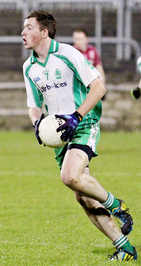 Action from the intermediate football championship final against Termon.