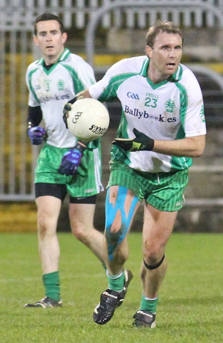 Action from the intermediate football championship final against Termon.