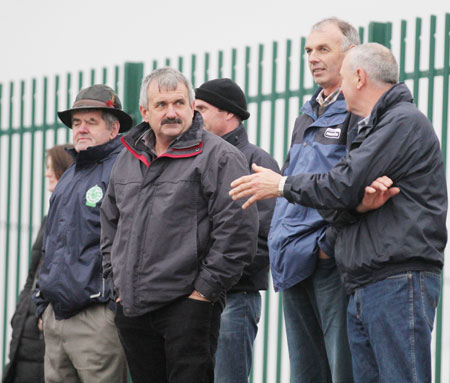 Action from the division three senior reserve football league match against Muff.