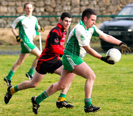 Action from the senior division 3 match against Red Hugh's.