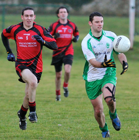 Action from the senior division 3 match against Red Hugh's.