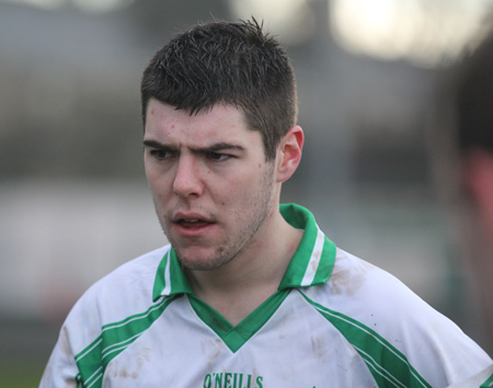 Action from the challenge match between Aodh Ruadh and Derrygonnelly Harps.