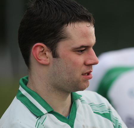 Action from the challenge match between Aodh Ruadh and Derrygonnelly Harps.