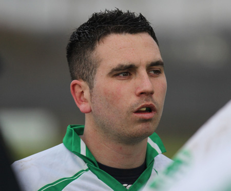 Action from the challenge match between Aodh Ruadh and Derrygonnelly Harps.