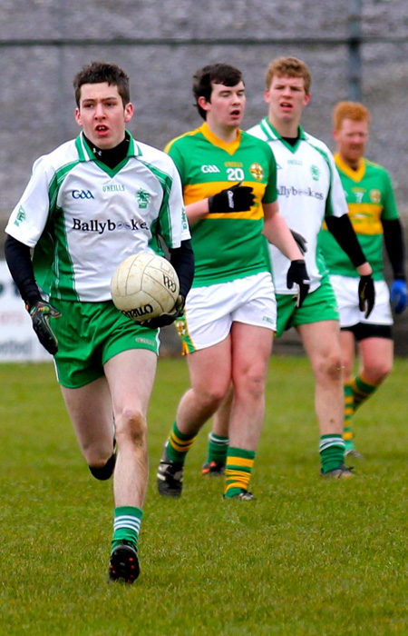 Action from the challenge match between Aodh Ruadh and Urney.