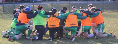 Action from the division 3 senior game against Saint Naul's.