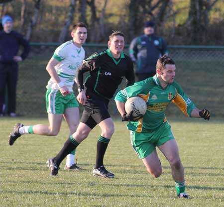 Action from the division 3 senior game against Saint Naul's.