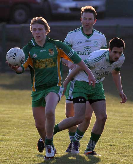 Action from the division 3 senior game against Saint Naul's.