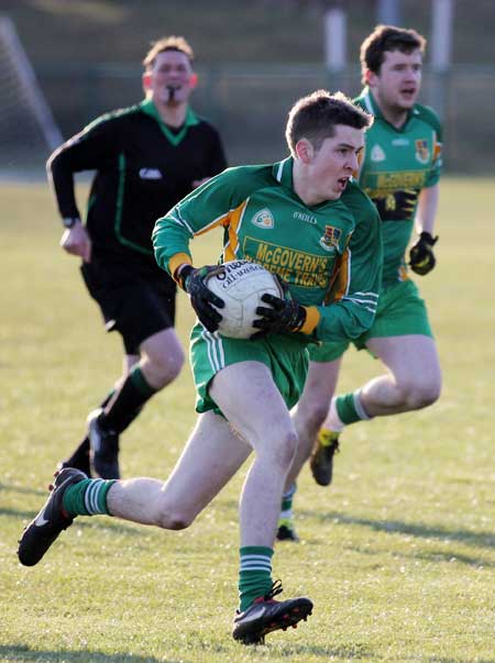 Action from the division 3 senior game against Saint Naul's.