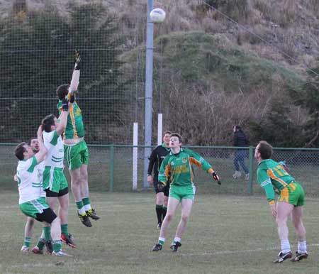 Action from the division 3 senior game against Saint Naul's.