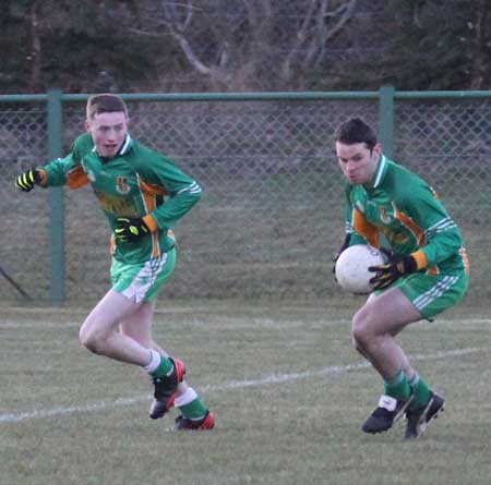 Action from the division 3 senior game against Saint Naul's.