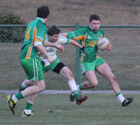 Action from the division 3 senior game against Saint Naul's.