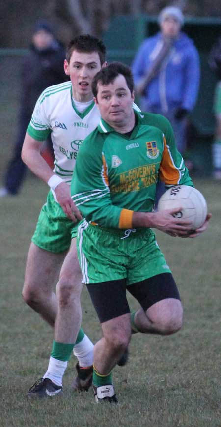 Action from the division 3 senior game against Saint Naul's.