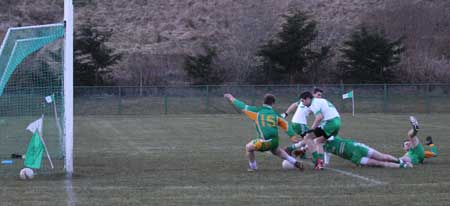 Action from the division 3 senior game against Saint Naul's.