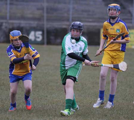 Action from the under 14 league game against Burt.