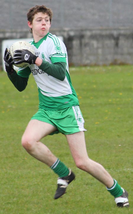 Action from the division three senior football league match against Red Hugh's.