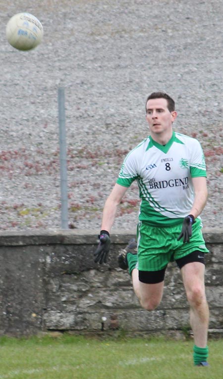 Action from the division three senior football league match against Red Hugh's.