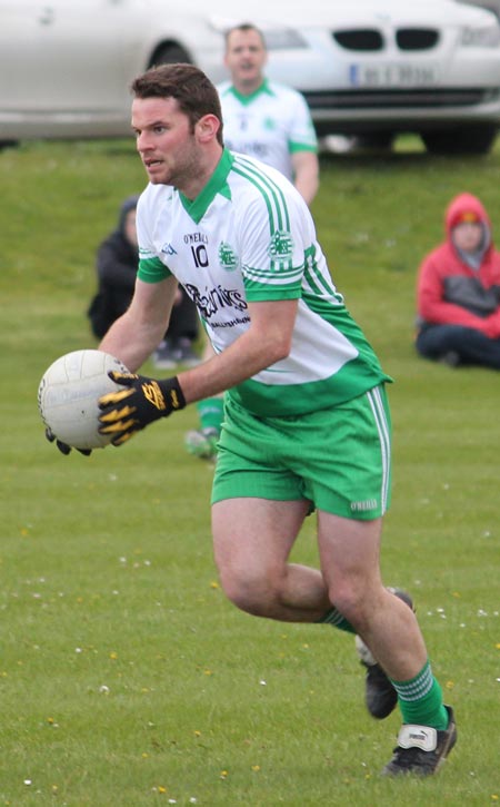 Action from the division three senior football league match against Downings.