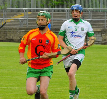 Action from the senior hurling league game against MacCumhaill's.