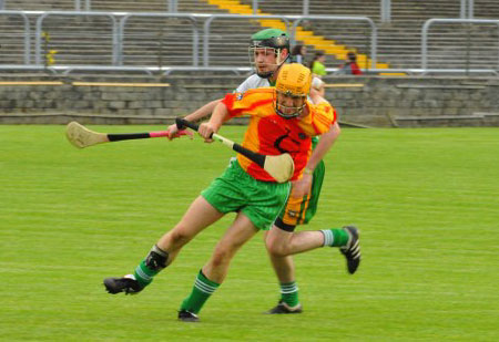 Action from the senior hurling league game against MacCumhaill's.