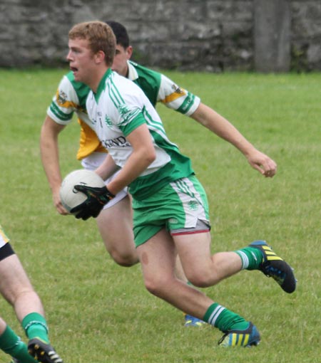 Action from the intermediate reserve championship game against Buncrana.