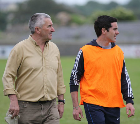 Action from the intermediate reserve championship game against Buncrana.