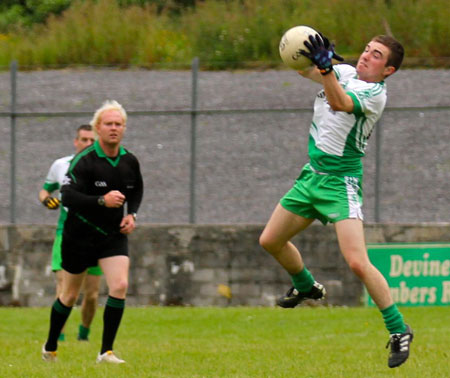 Action from the intermediate reserve championship game against Buncrana.