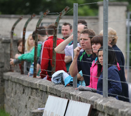 Action from the intermediate reserve championship game against Buncrana.