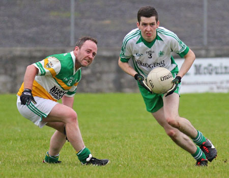 Action from the intermediate reserve championship game against Buncrana.