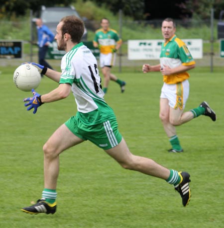 Action from the intermediate championship game between Aodh Ruadh and Buncrana.