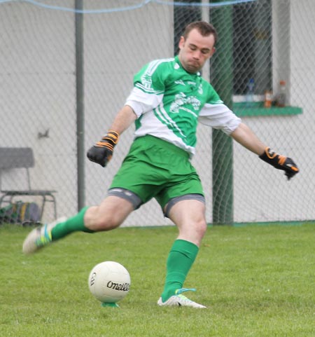 Action from the intermediate championship game between Aodh Ruadh and Buncrana.